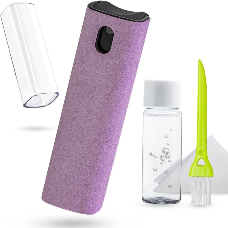 walrfid Screen Cleaner Touchscreen Mist Spray, Cleaning Kit for Electronic Smart Phone TV, Laptop, Computer LCD Flat Screens, Eyeglasses, Compatible with iPhone iPad MacBook Pro - Lightpurple - Image 1